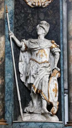 Hochaltar Marienstuhl — Zweites Altargeschoss — Vier Heilige — Heiliger Mauritius