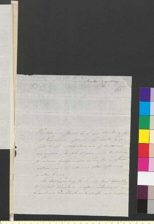 Brief von Stein, Gottlob Friedrich Konstantin von an Goethe, Johann Wolfgang von