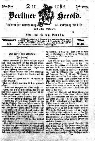 Nummer 60, Mai 1846