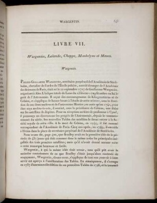 Livre VII.