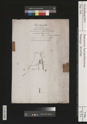 Pfarrlehn, Steinkohlenwerk, Bockwa, Baue auf dem Scherbenkohlenflöz in der Bergwiese