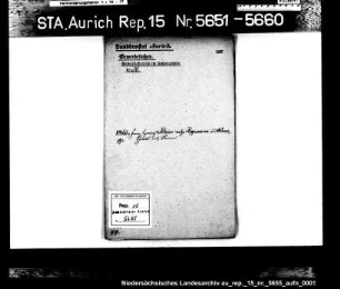 Hausierkonzessionen und -gesuche: Franz Heinrich Kleine gen. Koopmann aus Weener, Leinenhandel