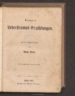Coopers Lederstrumpf-Erzählungen