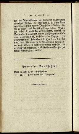 Bemerkte Druckfehler.