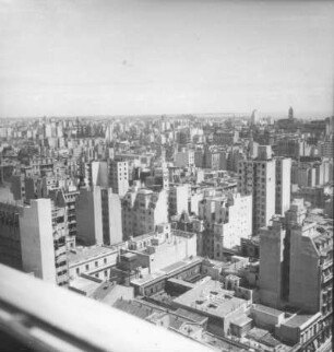 Reisefotos Argentinien. Buenos Aires. Stadtansicht von einem Hochhaus