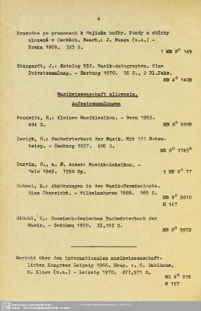 Musikwissenschaft allgemein, Aufsatzsammlungen