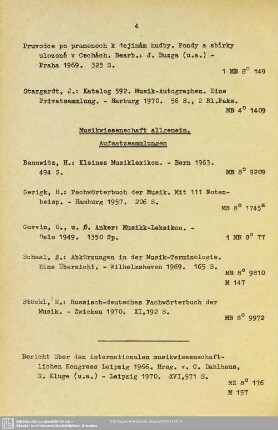 Musikwissenschaft allgemein, Aufsatzsammlungen