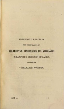 Geschiedenis des vaderlands, 13,2