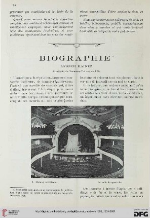 1: Biographie, [1] : Léonce Hainez : architecte du Nouveau-Théâtre de Lille