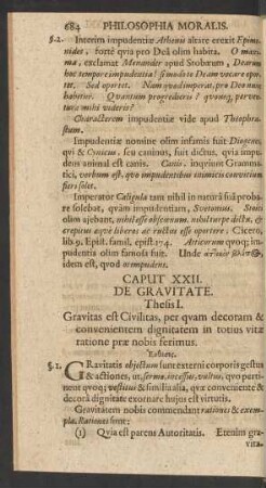 Caput XXII. De Gravitate.