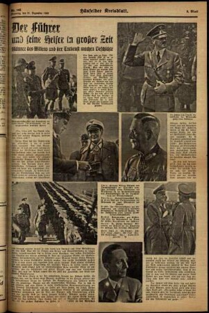 Dritte Ausgabe vom Dienstag, den 31. Dezember 1940.
