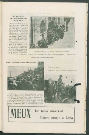 El sepelio del ministro de España