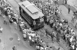 100jähriges Jubiläum der Karlsruher Straßenbahn