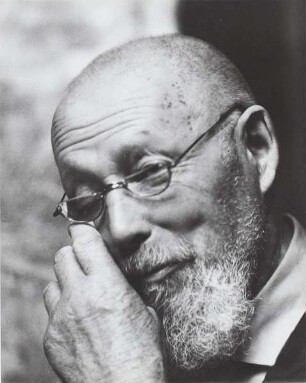 Laszlo Hollo in seinem Atelier in Debrecen