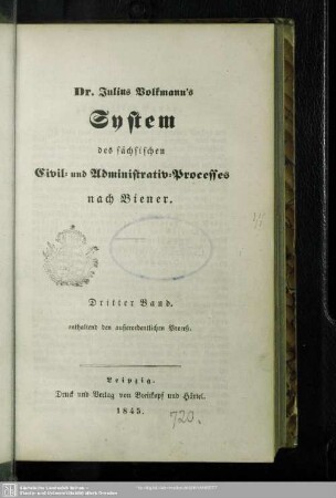 3: [Außerordentlicher Prozeß]
