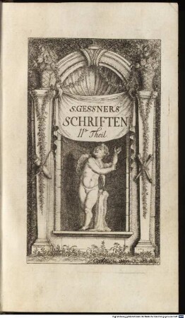 S. Gessners Schriften, 2. [Daphnis. Die Nacht]