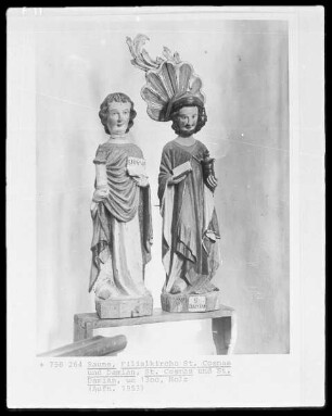 Der heilige Cosmas und der heilige Damian