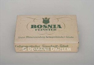 Packung "Bosnia feinster Tabak"