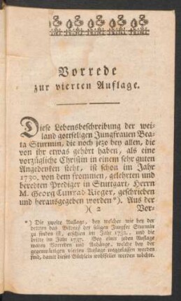 Vorrede zur vierten Auflage.