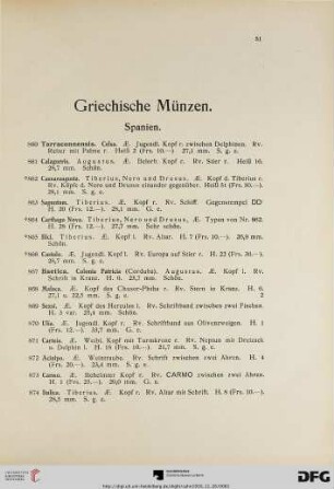 Griechische Münzen (Nr. 860-2015)