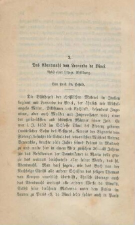24-40 Das Abendmahl von Leonardo da Vinci : nebst einer lithographischen Abbildung