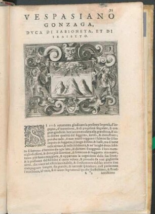 Vespasiano Gonzaga, Dvca Di Sabioneta, Et Di Traietto.