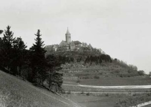 Seitenroda, Leuchtenburg : Seitenroda. Leuchtenburg. Ansicht von Südwesten