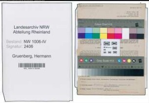 Entnazifizierung Hermann Gruenberg , geb. 12.10.1888 (Bueroangestellter)