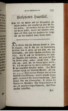 Fünfzehntes Hauptstück.