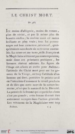 Le Christ mort (No. 483)