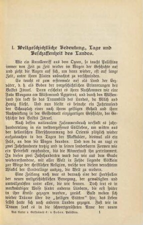 Palästina und seine Geschichte : 6 volkstümliche Vorträge