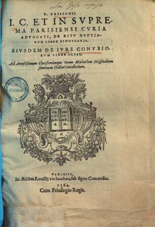 De ritu nuptiarum liber singularis