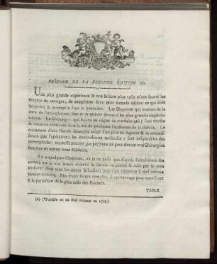 Préface de la seconde Édition.