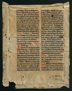 Missale Romanum (Fragment)
