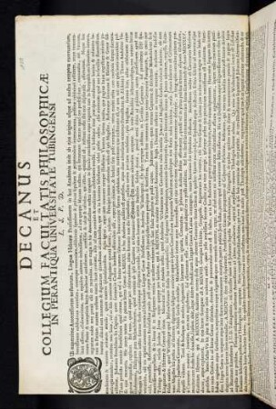 Decanus et Collegium ...