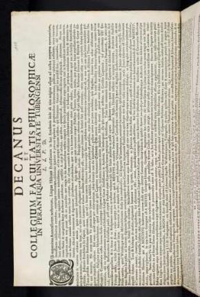 Decanus et Collegium ...