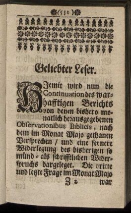 Geliebter Leser
