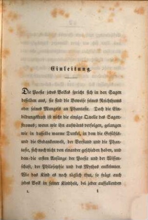 Sagen und Erzählungen aus Ungarn, 1. Sagen