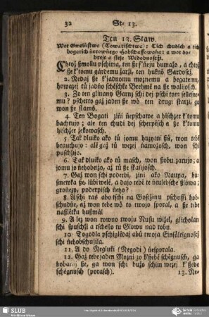 Ten 13. Staw