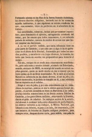 Relacion de los sucesos de Barcelona, en julio de 1856