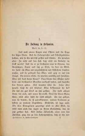 Von Bethanien nach Golgatha : Predigten über die Leidensgeschichte des Herrn