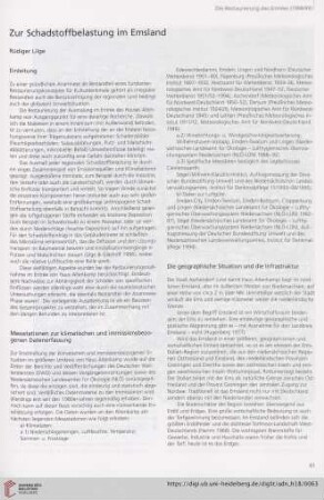 Die Restaurierung des Entrées (1998/99)