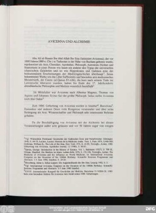 Avicenna Und Alchemie