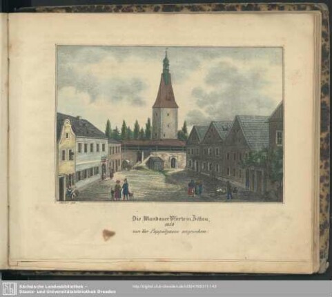 37. Innere Ansicht der Mandauer Pforte in Zittau