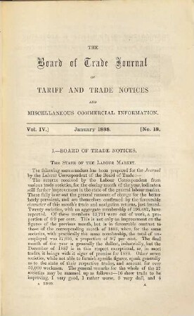 The Board of Trade journal. 4. 1888, Nr. 18