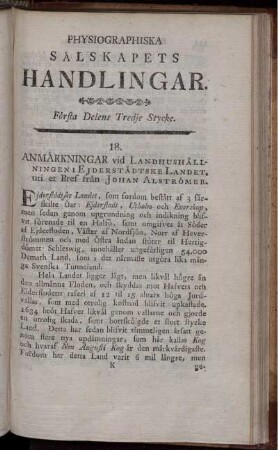 Första Delens Tredje Stycke.