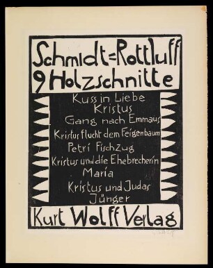 Schmidt-Rottluff 9 Holzschnitte