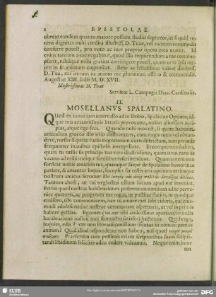 II. Mosellanus Spalatino