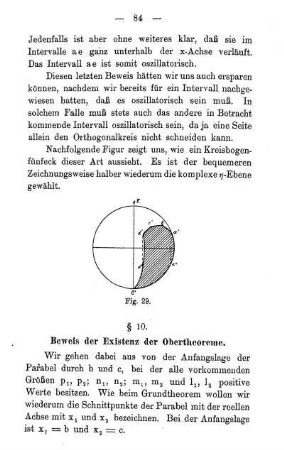 § 10. Beweis der Existenz der Obertheoreme