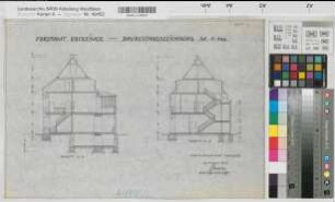 Obereimer, Forstamt, Schnitt A-B, Schnitt C-D